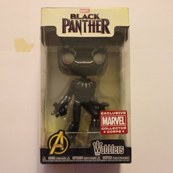 Funko Wobblers MARVEL Black Panther Exclusive MARVEL Collector *CORPS* Figure - Picture 2 of 2